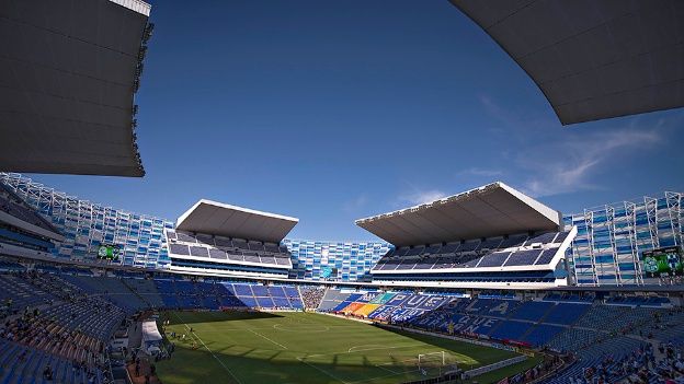 001170116RJR_MX_PUE_MTY_CUAUHTEMOC - Action photo during the match Puebla vs Monterrey at Cuauhtemoc Stadium, 2016 Clausura, Liga BBVA Bancomer MX.Foto de accion durante el Partido Puebla vs Monterrey en el Estadio Cuauhtemoc Partido Correspondiente a la Jornada 2 del Torneo Clausura 2016, Liga BBVA Bancomer MX, en la foto: Estadio Cuauhtemoc17/01/2016/MEXSPORT/ Javier Ramirez